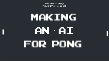 Making an AI for Pong! | Assignment 0 | CS50 Game Development