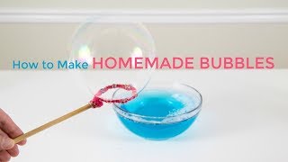 The Best Homemade Bubble Recipe - WeHaveKids