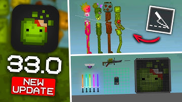 NEW UPDATE 33.0! SLICE TOOL! NEW MECHANISMS in Melon Playground