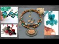 Украшения из натуральных камней и ювелирного стекла. 