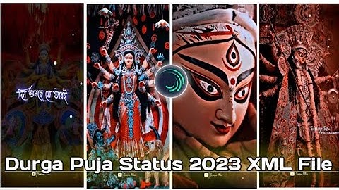 Durga Puja Status 2024 XML file ||Alightmotion video editing #xml #alightmotion #durgapuja