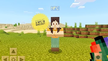 How to get a NPC in Minecraft (NO MODS)