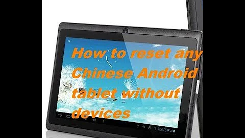 How To Hard Reset Any China Tablet Pin Lock Patteran Lock Just 2minutes