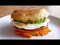 The Perfect Breakfast Sandwich with Sriracha Mayo Sauce