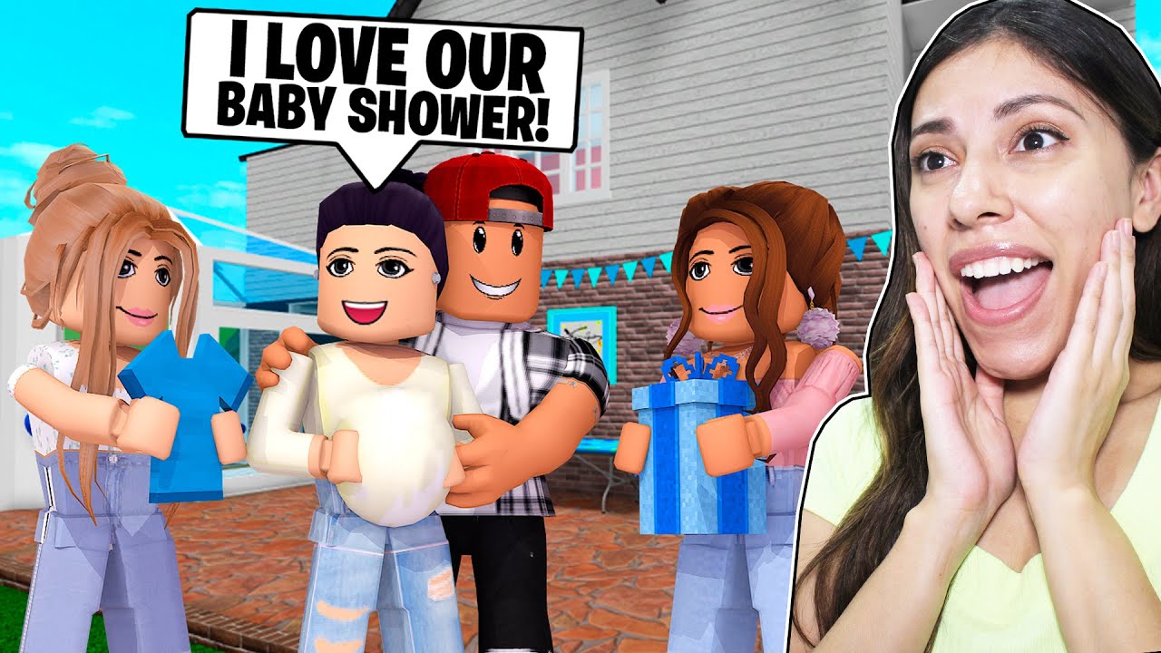 My Baby Shower In Bloxburg Roblox Cute766 - baby biggs roblox profile