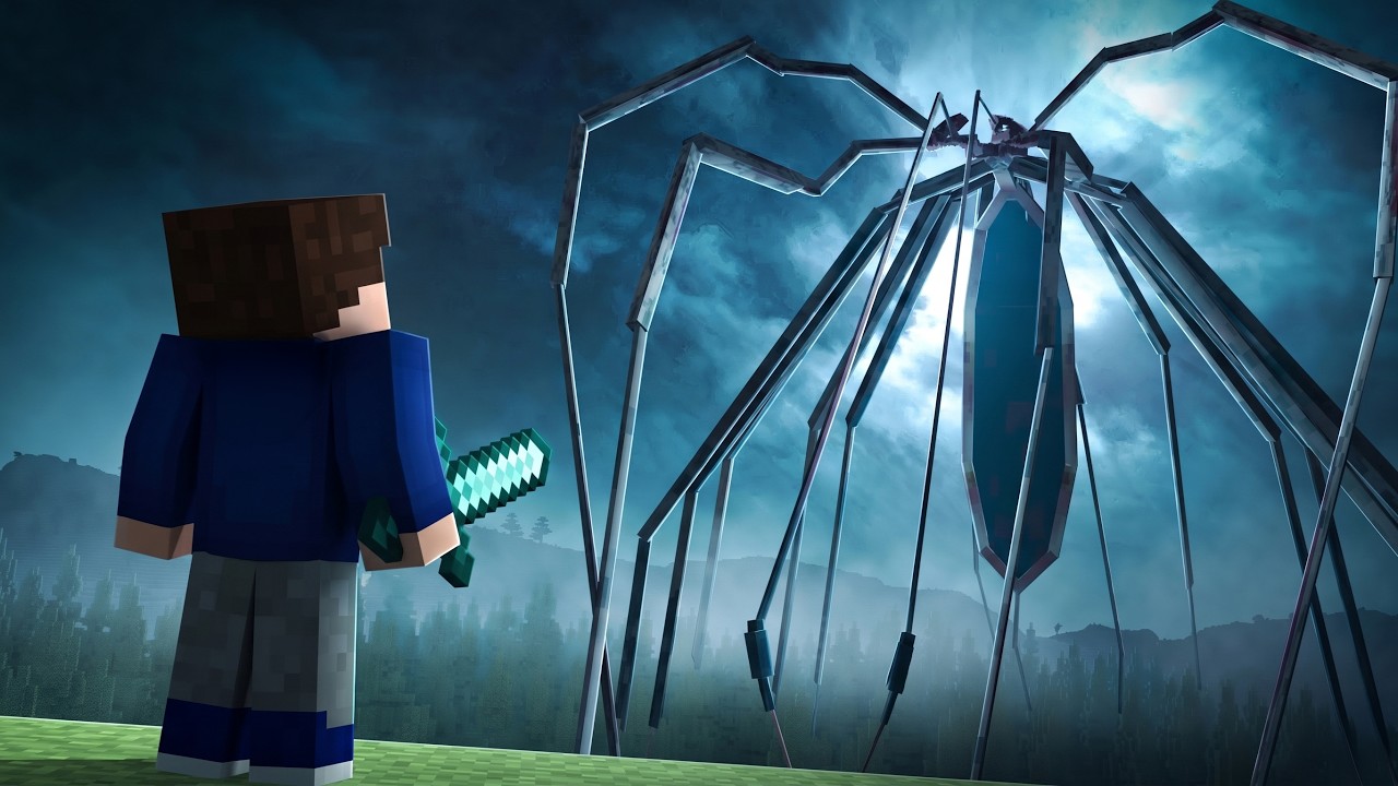 Ich FINDE RIESIGE SPINNEN in Minecraft..