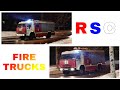 RUSSIAN FIREFIGHTERS🔥| Two KamAZ rush to the fire with a siren yelp&amp;horn.