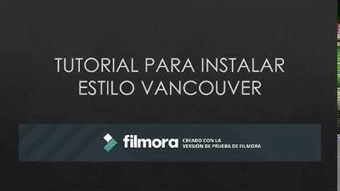 Instalar estilo vancouver en word || TUTORIAL