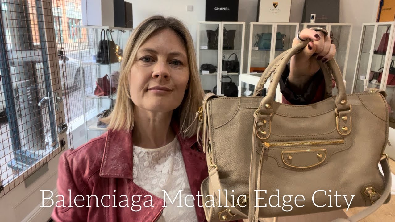 Balenciaga Metallic Edge City Small Deals SAVE 54  falkinnismaris