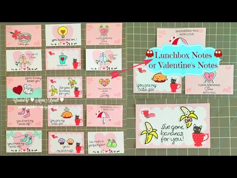 Lunchbox Notes or Valentine's Love Notes