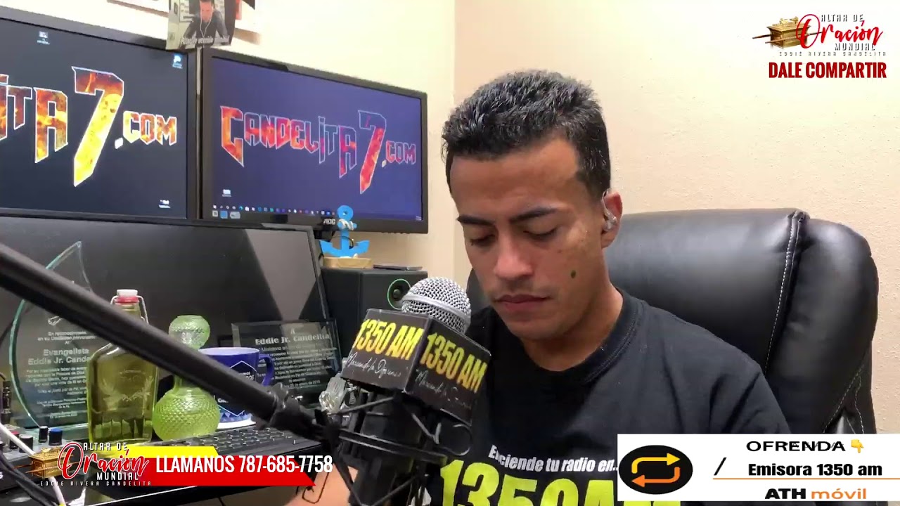 EN VIVO Donde está Dios? Altar de Oracion Mundial #175 Eddie rivera Candelita