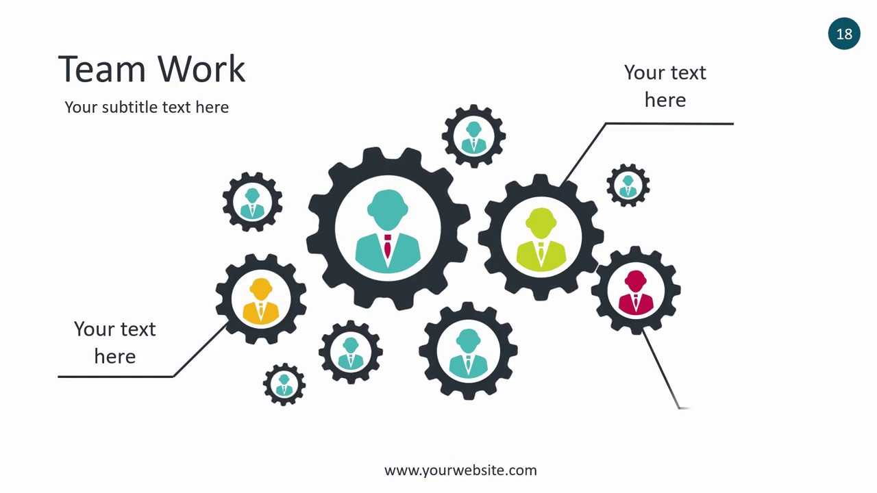 animated powerpoint template light backgrounds infographics set