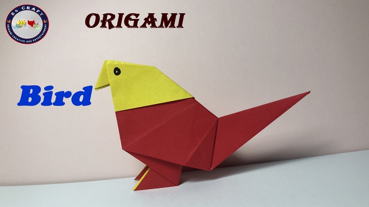How to Make Origami Bird Paper - Origami Tutorial for Beginner - 24