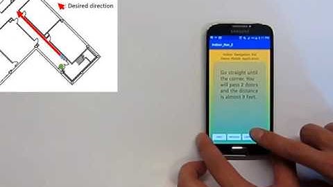 Indoor Navigation Aid System - Smartphone Output