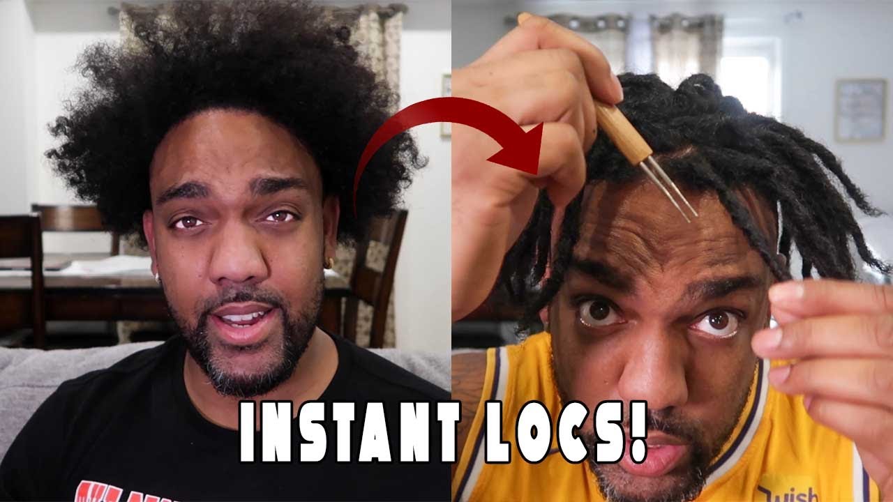 Starting My Instant Loc Journey | How To Crotchet Locs Using a Crotchet ...