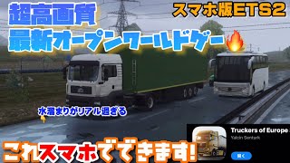 【神ゲー発見！】無料でこのクオリティなのはズルい！！高画質でリアルすぎるオープンワールド！！！Truckers of Europe screenshot 2