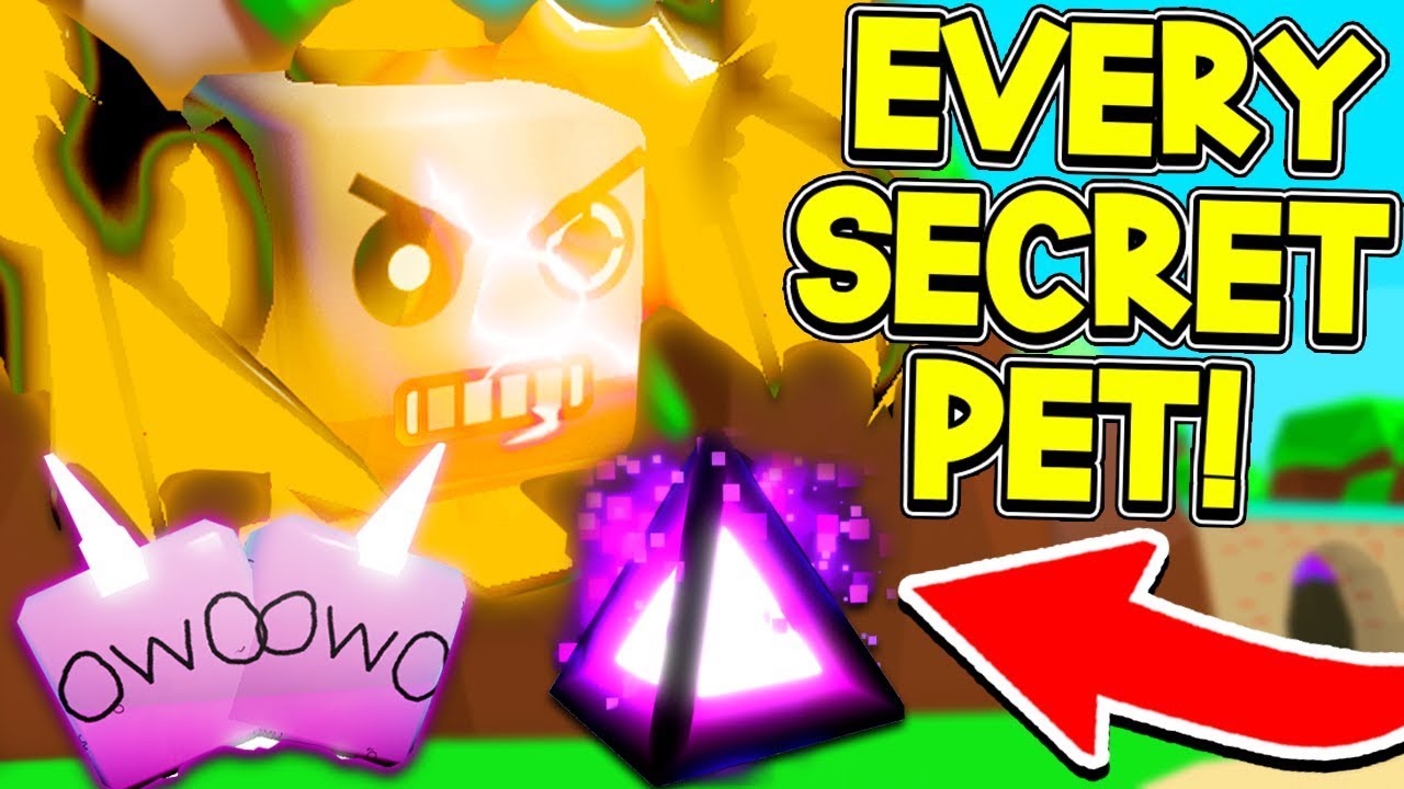 roblox bubble gum simulator secret pets