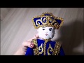 Кукла из фетра в казахском национальном костюме