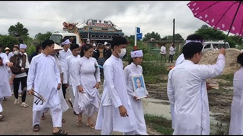 Lễ đưa tiễn, đh nguyễn thị tuyết nhung 30 tuổi nơi cực lạc #letang #daocaodai #tayycaodai