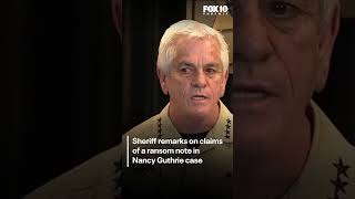 Nancy Guthrie Pcsd Talks Ransom Note Claims Fox 10 Phoenix