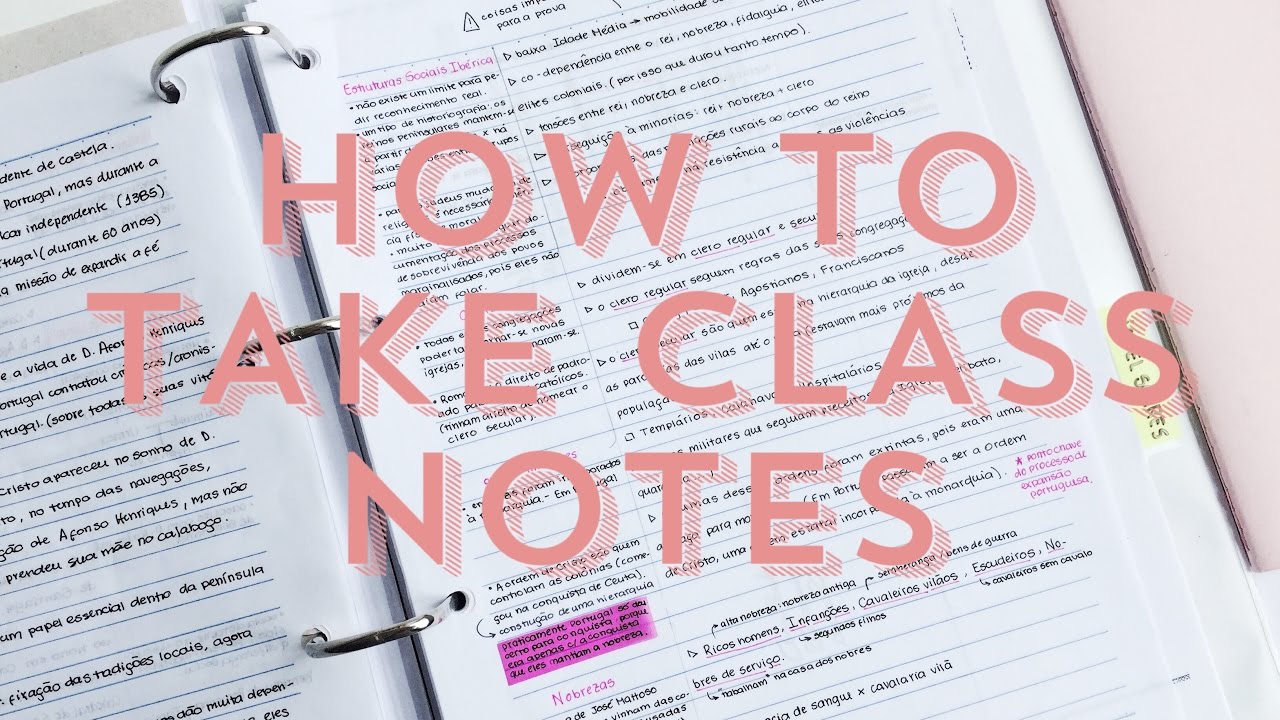 HOW TO TAKE NOTES The Cornell Method YouTube