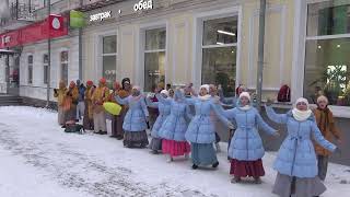 Попсовые хиты в оранжировке Харе Кришна. Екатеринбургская харинама, 25.11.2023.पॉप हिट