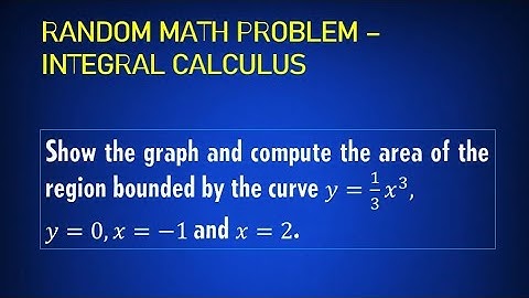 Random Math Problem: Integral Calculus