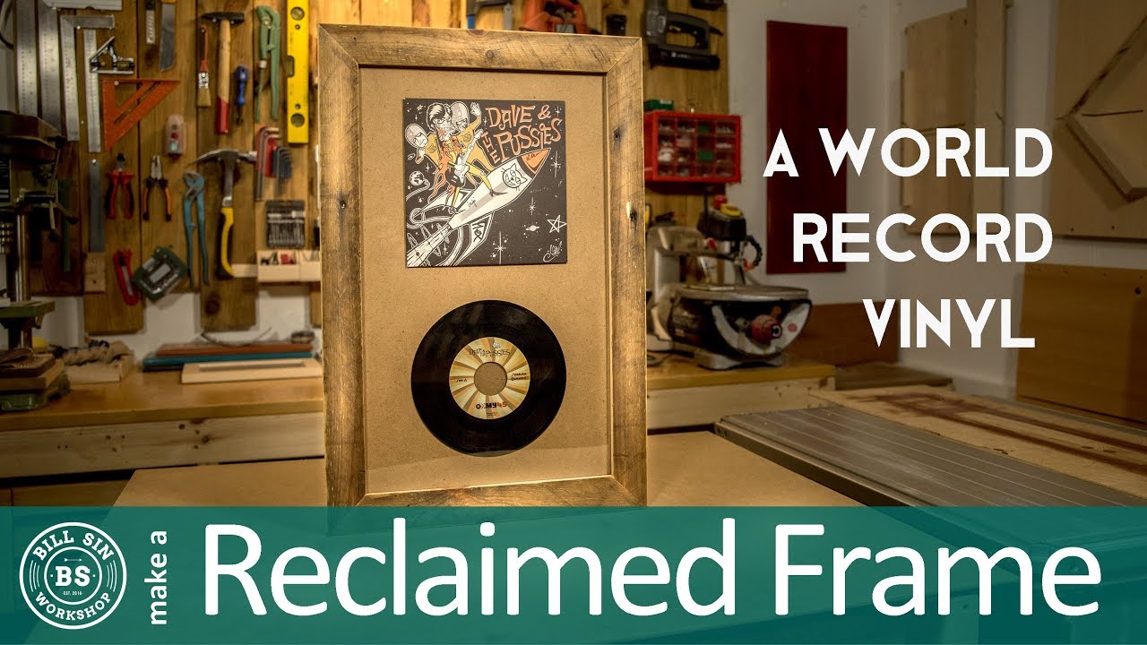 How to make Reclaimed Picture Frame | Pallet wood Frame - YouTube