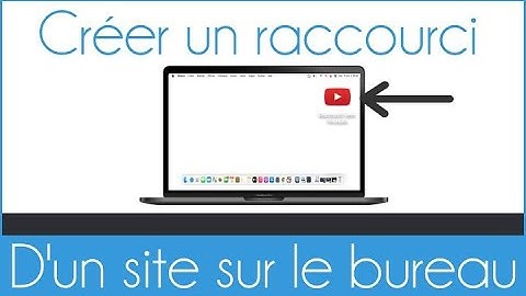 Comment créer un raccourci internet sur le bureau (Mac)