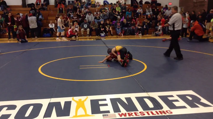 Joshua vs Olson (Little Redskins Wrestling) USA Wr...