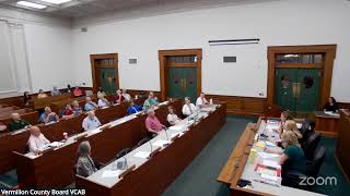 Vermilion County Board Meeting 7/14/2026