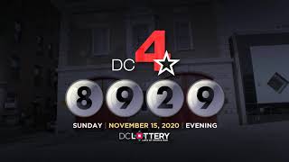DC LOTTERY Evening 11/15/2020