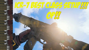 ITS LIKE CHEATING) OVERPOWERED ICR-7 CLASS SETUP| COD BO4 op  setup
