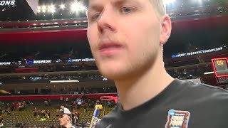 Purdue's Caleb Furst full interview after Elite Eight win over Tennessee