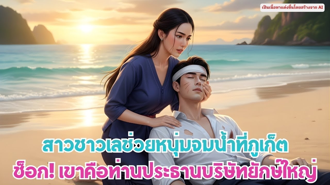 สาวชาวเลช่วยหนุ่มจมน้ำที่ภูเก็ต ตะลึงเมื่อเห็นในทีวีว่าเขาคือท่านประธานบริษัทยักษ์ใหญ่