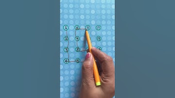 Draw a starlight  line with numbers 1 to 17 #drawing #line #maths#quiz#shorts#funny#games