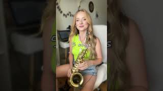 Ed Sheeran 5 songs  in 1 minute (Asia Sax) #saxophone #cover #edsheeran #saxgirl