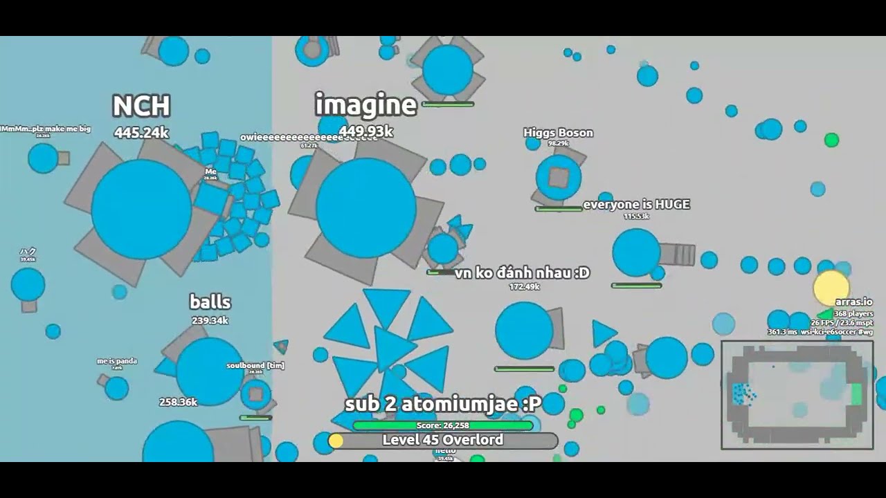 Another day of Woomy.arras.io, another day of intense lag