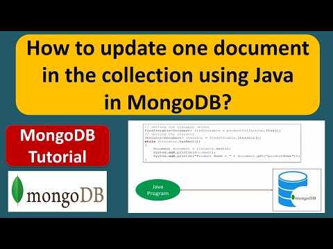 How to Get and Select a Collection and update one document in the collection using Java in MongoDB