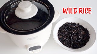 How To Make Wild Rice In A Dash Mini Rice Cooker