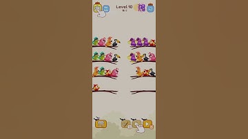 sorting bird🔥! #birdsort #sort #sorting #game #gaming #reels advika gaming