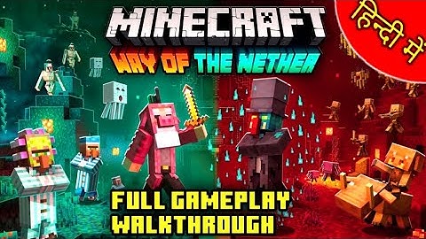 Way of the Nether Minecraft pe full GamePlay walkthrough