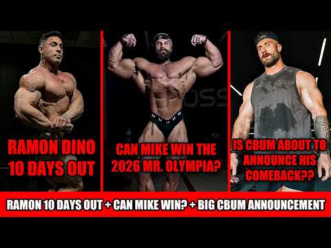 Ramon Dino 10 Days Out + Can Mike Sommerfeld Win the Olympia? + Is CBum Announcing His Comeback?