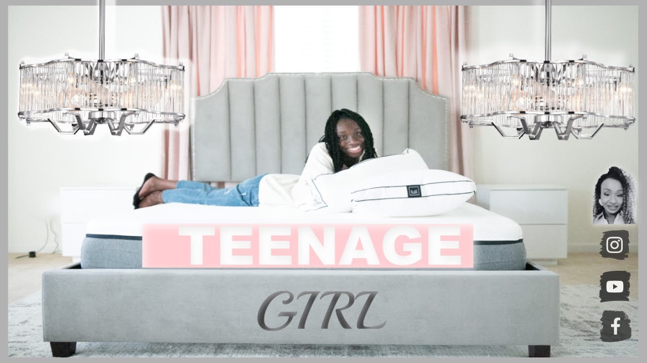 TEENAGER GIRL BEDROOM MAKEOVER ON A BUDGET - YouTube