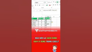 Học ngay cách dùng hàm IF đúng trong Excel #daotaotinhoc #tinhocvanphong #excel #exceltips #hamexcel