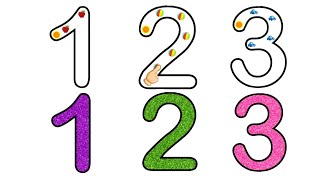 learn to count - Learn to write Numbers Numbers 1 to 10 - count to 10 - numbers 123 | #kidzone