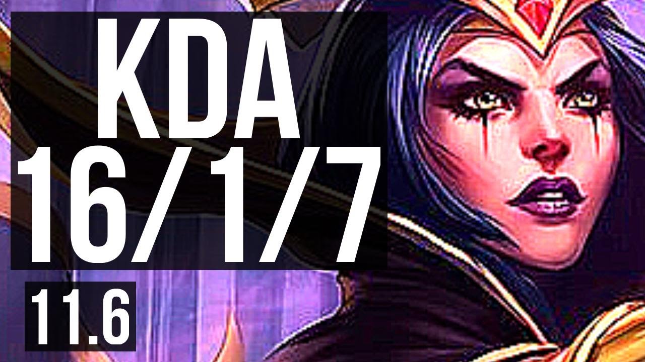 LEBLANC vs MORGANA (MID) | 16/1/7, 9 solo kills, Legendary, 500+ games | BR Master | v11.6