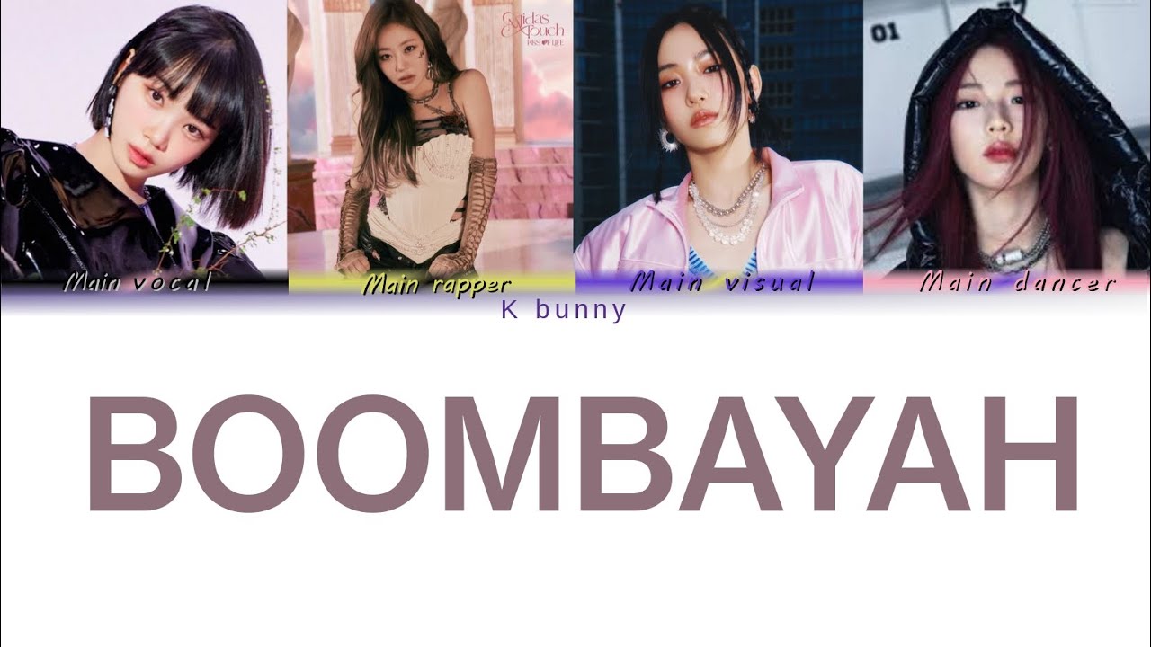 Boombayah BLACKPINK your girl group (4 members)
