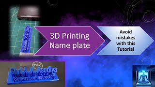 Make money with 3D Printing l How to make Custom Nameplates for Fun and Profit l