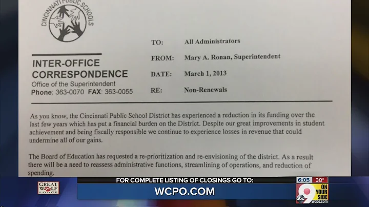 Possible layoffs coming to CPS